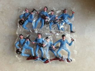 The Beatles Cake Toppers Vintage Collectible 2 Pack - 1960’s