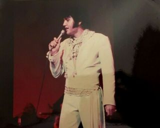 Elvis Presley 45,  Yr Old Vintage 8x10 Photo Stamped Jimmy Velvet