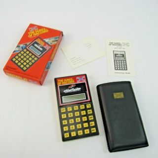 The Dukes Of Hazzard Vintage Calculator 1981 Box Unisonic Still