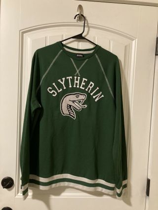 Harry Potter Slytherin Collegiate Unisex Adult L Sweatshirt