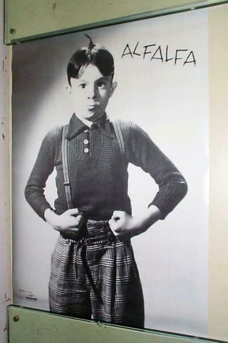 Alfalfa Little Rascals Vintage Poster Only One