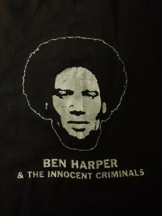 Ben Harper & The Innocent Criminals tshirt.  The will to live.  XL.  Phish 2
