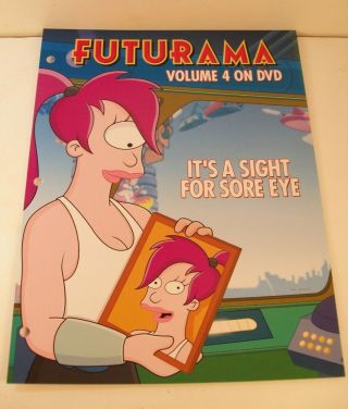 2004 Futurama Volume 4 Dvd Promo Trade Print Ad Fox Marketing Turanga Leela