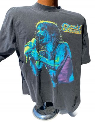 Vintage Ozzy Osbourne 90s Doves Revenge All Over Print Tshirt Xl Single Stitch