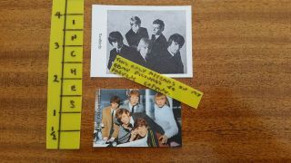 Yardbirds 2 X Old Gum Cards Monty Gum Beat,  Victoria 1960 