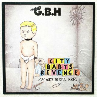 Gbh City Babys Revenge Lp 1.  Press 1983 Punk Discharge Crass Rancid Subhumans Oi
