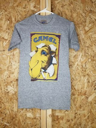 Vintage 80s Joe Camel Cigarettes T Shirt Single Stitch Paper Thin