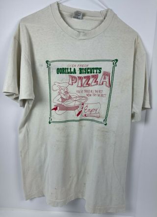 Gorilla Biscuits - Pizza - T - Shirt - 1991 Nyhc