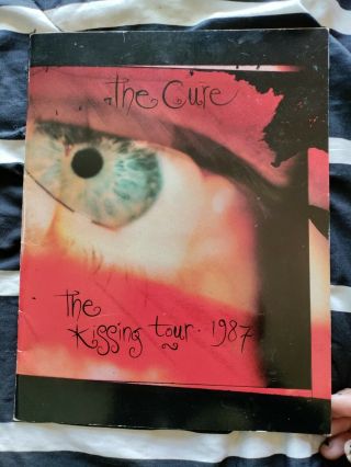 The Cure 1987 Kissing Your Concert Program