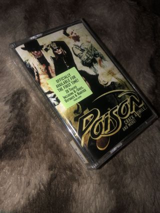 Poison - Crack A Smile…and More (cassette Tape,  2000) Blues Saraceno Gtr
