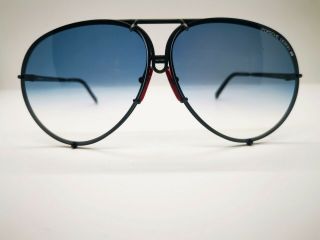Porsche Design Carrera 5621 90 (black) Aviator Sunglasses - Large
