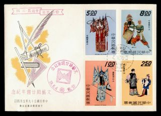Dr Who 1970 Taiwan China Fdc Opera Characters C237187