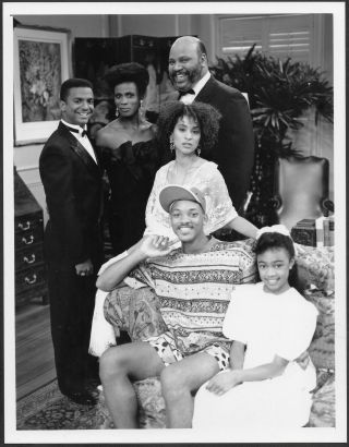 Will Smith Fresh Prince Of Bel Air 1990 Nbc Tv Cast Promo Photo