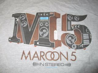 2015 Maroon 5 " In Stereo " World Concert Tour (2xl) T - Shirt
