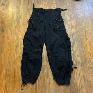 Vintage Tripp Nyc Bondage Cyber Punk Cargo Pants Shorts Size M