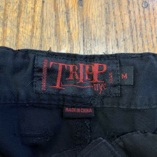 vintage tripp nyc bondage cyber punk cargo pants shorts size M 3