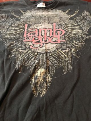 Lamb Of God Heavy Metal T Shirt Mens Small By Hanes Unique Style Rare