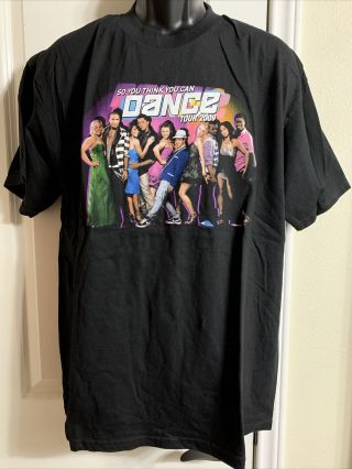 2009 So You Think You Can Dance Tour T Shirt Tv Show Adult Xl Rr6