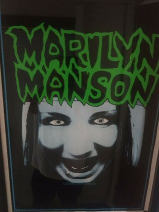 Marilyn Manson Vintage Blueface Poster