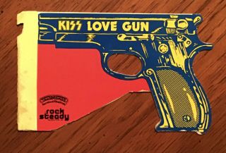 Vintage LP 1977 Kiss Aucoin (Love Gun Album) Paper Love Gun (NBLP 7057) 3