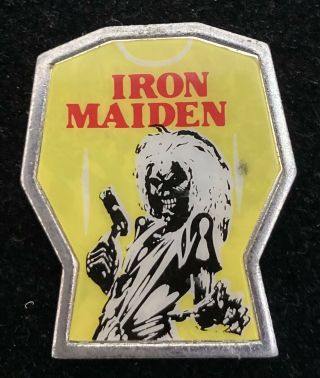 Iron Maiden Killers Metal Pin Badge Vintage 80s