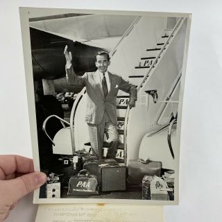 Vintage Photos Cbs Tv Still Edward R Morrow See It Now 1953 Pan American Airway