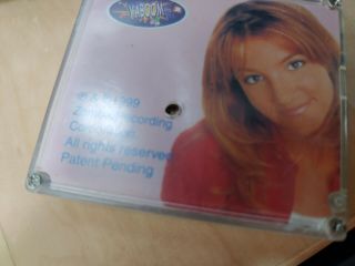 Britney Spears Mcd Music On The Go Keychain Song " I Will Be There " 1999
