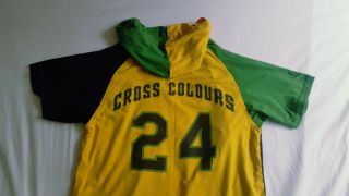 Vintage 90s Cross Colours Hoodie Jacket | Post Hip hop Nation Unisex Sz M/L 3