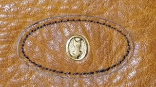 Vintage Caracciola Gold Pfeil Leather Wallet Passport Holder Germany 3