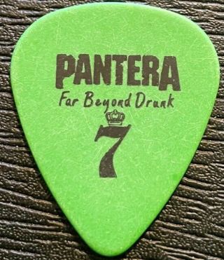 Pantera / Dimebag Tour Guitar Pick