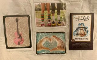 Three (3) Taylor Swift American Greetings Cards Plus 12 - Page Exhibit Guide