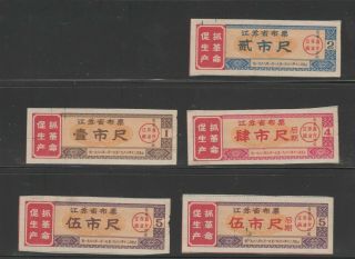 China Cinderella Fiscal Revenue Stamp 8 - 1 - Two Scans = 8 Stamps