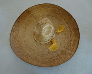 Sombrero De Charro,  24 " X 7 ",  Authentic,  Made In Mexico,  Size 58 (7 1/4 Usa).