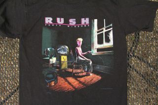 Vintage Rush Power Windows Tour 85 86 Concert T Shirt L Large Retro 1980 