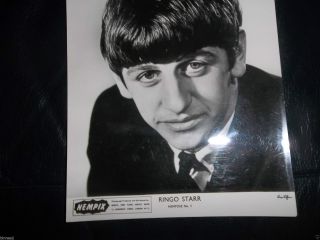 The Beatles Ringo Starr Official Nempix Dezo Hoffman Promotional Photograph Fab