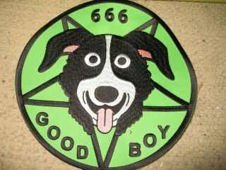 Sdcc Comic Con Exclusive Adult Swim 666 Mr.  Pickles Patch Good Boy Dog Ad $$