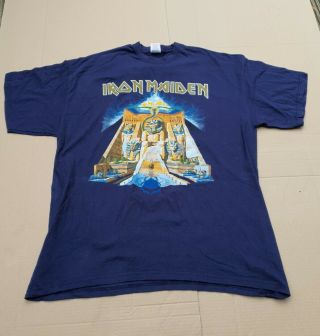 Iron Maiden Somewhere Back In Time Tour Shirt Europe Tour Official.