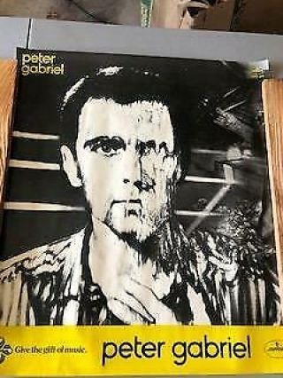 Peter Gabriel Promo Album 3 Poster 22x25 Rare Genesis S/t