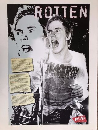 Sex Pistols,  Johnny Rotten,  Punk,  2002 Poster