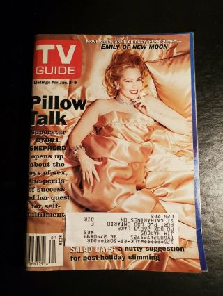 Tv Guide Jan.  3 - 9,  1998 - Cybill Shepherd On Cover