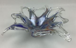 Murano Glass Starfish Bowl Glass Art 8 