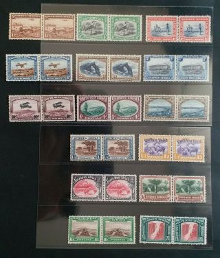 South West Africa 1931 1/2d To 20s Sg 74 - 87 Sc 108 - 120 C5 C6 Set 14,  1 Mlh
