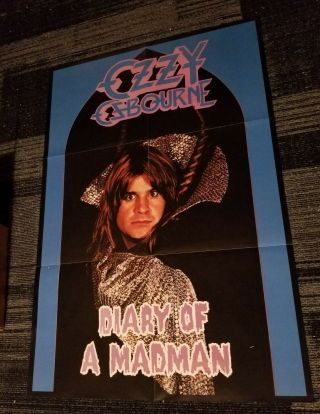 Ozzy Osbourne Diary Of A Madman Poster The Banshee Black Sabbath Randy Rhoads