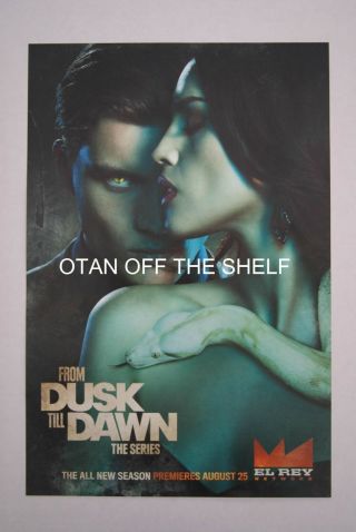 Sdcc Comic Con 2015 Exclusive From Dusk Till Dawn The Series Poster