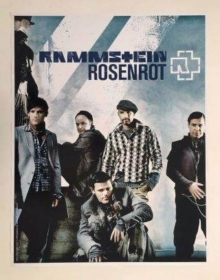 Rammstein,  Rosenrot,  Photo By Kasskara,  Rare Authentic 2006 Poster