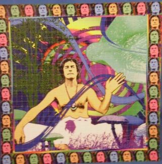 Timothy Leary Tripping Pychedelic 60s 70s Blotter Art Pioneer Dr Tim Artwork