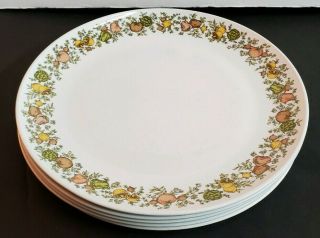 5 Corning Centura Spice Of Life Lunch Salad Plate 8 3/4 "