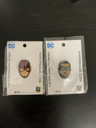 Sdcc 2018 Exclusive The Flash Pin Dc Fansets San Diego Comic - Con