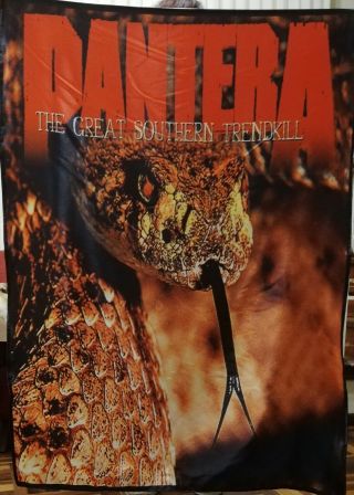Pantera The Great Southern Trendkill Flag Cloth Poster Tapestry Banner Cd Thrash