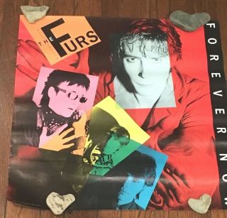 Vintage Psychedelic Furs Forever Now 1982 Promo Poster 23×23 Inches